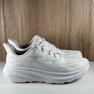 Hoka One One Clifton 9 White Running Shoes 1127896 WWH Women’s Size 9